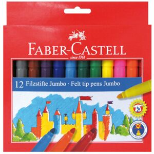 Faber Felt Tip Pens Jumbo Junior 5 Mm 12 Pcs Faber Felt Tip Pens Jumbo Junior 5 Mm 12 Pcs
