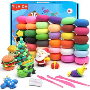 YILAIDA Air Dry Clay, 36 Colors Modeling Clay Ultra Light Air Drying Magic Clay, YILAIDA Air Dry Clay, 36 Colors Modeling Clay Ultra Light Air Drying Magic Clay,