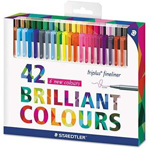 Staedtler174; triplus174; Fineliner Marker Pens, 42ct Multi-Colored Staedtler174; triplus174; Fineliner Marker Pens, 42ct Multi-Colored