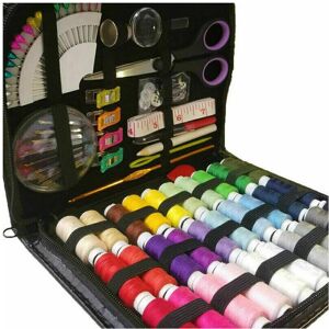 Unbranded 100pcs Portable Sewing Kit Thread Scissor Tape Pins Thimble Needle Unbranded 100pcs Portable Sewing Kit Thread Scissor Tape Pins Thimble Needle