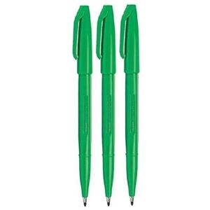 Pentel Green Original Sign Pen S520 Fibre Tip Marker Pens Colour Fineliner 2mm N Pentel Green Original Sign Pen S520 Fibre Tip Marker Pens Colour Fineliner 2mm N
