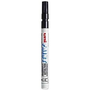 Uni-Ball Uni Coloured Fine (0.8-1.2mm) PX-21 Black Oil Paint Marker Pen Metal Glass Wood Uni-Ball Uni Coloured Fine (0.8-1.2mm) PX-21 Black Oil Paint Marker Pen Metal Glass Wood