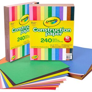 Crayola Construction Paper, 240 Count, 2-Pack (Total 480 Count) Crayola Construction Paper, 240 Count, 2-Pack (Total 480 Count)