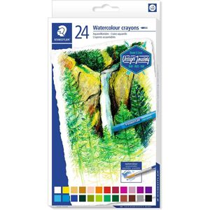 STAEDTLER 223 C24 Watercolour Karat Aquarell Crayons - Multi-Colour (Pack of 24) STAEDTLER 223 C24 Watercolour Karat Aquarell Crayons - Multi-Colour (Pack of 24)