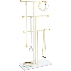 Umbra Trigem Hanging Jewelry Organizer – 3 Tier Extra Tall Tabletop Necklace Hol Umbra Trigem Hanging Jewelry Organizer – 3 Tier Extra Tall Tabletop Necklace Hol