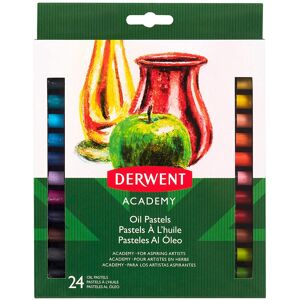 Derwent Academy Oil Pastels, Set of 24, High Quality, 2301953, Multicolor Derwent Academy Oil Pastels, Set of 24, High Quality, 2301953, Multicolor