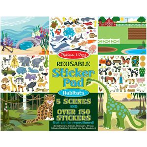 Melissa & Doug Reusable Sticker Pad - Habitats - 4+ age Melissa & Doug Reusable Sticker Pad - Habitats - 4+ age