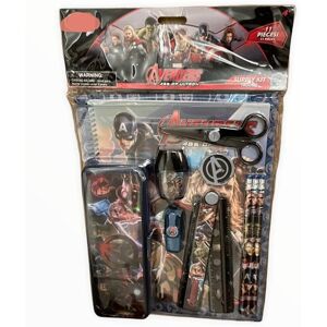 Disney Avengers Hulk Iron Man Pencil Stationary School Supply kit 11pc Disney Avengers Hulk Iron Man Pencil Stationary School Supply kit 11pc