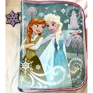 Disney Frozen Elsa Anna Zip up Stationary Colour Artwork case Set School Disney Frozen Elsa Anna Zip up Stationary Colour Artwork case Set School