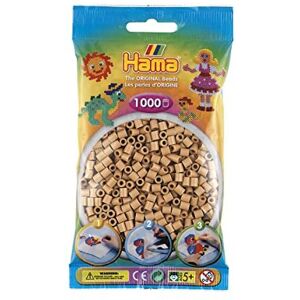 Hama 10.207-75 Tan-1,000 Beads in Bag, Multicolour Hama 10.207-75 Tan-1,000 Beads in Bag, Multicolour