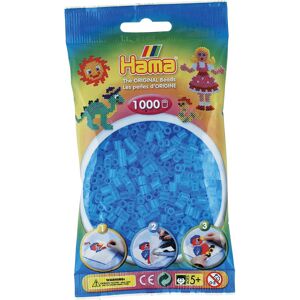 Hama Beads 1,000 Bead Refill Bag - Translucent Aqua Hama Beads 1,000 Bead Refill Bag - Translucent Aqua