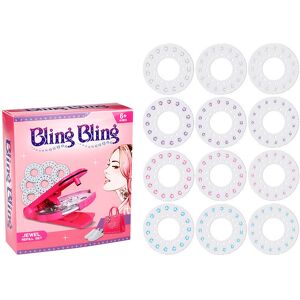 Unbranded (12 Sticks 180 Drills) Bling Diamond Stapler Hair Decoration Kit DIY Crystal Pas Unbranded (12 Sticks 180 Drills) Bling Diamond Stapler Hair Decoration Kit DIY Crystal Pas