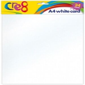 The Home Fusion Company A4 Bright White Card Paper 24 Sheets Art Craft School Office Scrapbook Hobby The Home Fusion Company A4 Bright White Card Paper 24 Sheets Art Craft School Office Scrapbook Hobby