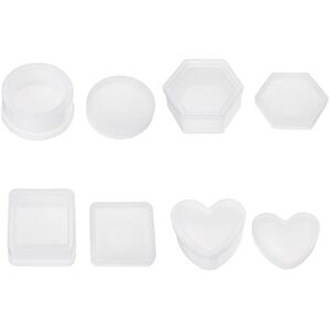 GreenZech (4 Pcs) DIY Food Jewelry Mould Handmade Crystal Glue Making Set Resin Silicone M GreenZech (4 Pcs) DIY Food Jewelry Mould Handmade Crystal Glue Making Set Resin Silicone M