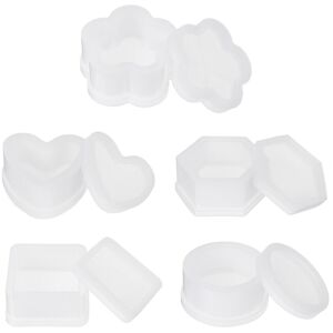 GreenZech (5 Pcs) DIY Food Jewelry Mould Handmade Crystal Glue Making Set Resin Silicone M GreenZech (5 Pcs) DIY Food Jewelry Mould Handmade Crystal Glue Making Set Resin Silicone M