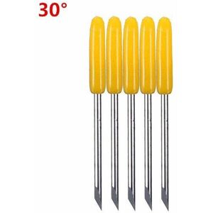 GreenZech (30) 5pcs 30/45/60 Degree Engraving Machine Blades Cutter for CB09 Vinyl Plotter GreenZech (30) 5pcs 30/45/60 Degree Engraving Machine Blades Cutter for CB09 Vinyl Plotter