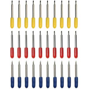 GreenZech 50Pcs Vinyl Cricut Cutting Plotter Holder Carbide Tungsten Blade Film Cutter 30 GreenZech 50Pcs Vinyl Cricut Cutting Plotter Holder Carbide Tungsten Blade Film Cutter 30