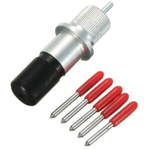 GreenZech Vinyl Plotter Cutter Holder with 5pcs 45 Degree Cutting Blades for Roland GreenZech Vinyl Plotter Cutter Holder with 5pcs 45 Degree Cutting Blades for Roland