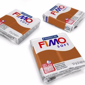 Staedtler FIMO Soft Polymer Oven Modelling Clay - 57g - Set of 3 - Caramel Staedtler FIMO Soft Polymer Oven Modelling Clay - 57g - Set of 3 - Caramel