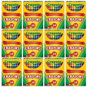 Crayola Crayons Bulk, 12 Packs of 24 Count Crayons, School Supplies, Assorted Co Crayola Crayons Bulk, 12 Packs of 24 Count Crayons, School Supplies, Assorted Co