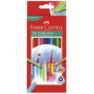 (24pk) Faber-Castell Triangular Grip Coloured Pencils (24pk) Faber-Castell Triangular Grip Coloured Pencils