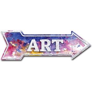 SignMission D-A-8-999965 8 x 24 in. Indoor & Outdoor Decor Direction Sticker Vin SignMission D-A-8-999965 8 x 24 in. Indoor & Outdoor Decor Direction Sticker Vin