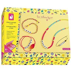 Janod - Box Of 4 Message Jewellery Pieces to Create - Les Ateliers Bijoux - Chil Janod - Box Of 4 Message Jewellery Pieces to Create - Les Ateliers Bijoux - Chil