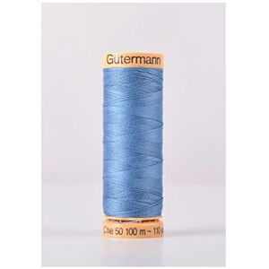 Gütermann Gutermann Natural Cotton 100m Quilting Sewing Machine Sewing Thread Blue - 5725 Gütermann Gutermann Natural Cotton 100m Quilting Sewing Machine Sewing Thread Blue - 5725