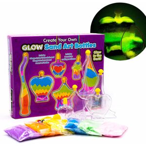 Kandy Toys Childrens Bottle Glow Sand Art Set Make Your Own Activity Craft Kit Play Set Kandy Toys Childrens Bottle Glow Sand Art Set Make Your Own Activity Craft Kit Play Set