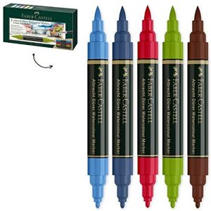 Faber Castell Albrecht Dürer 160308 Watercolour Marker with Double Tip for Flat Faber Castell Albrecht Dürer 160308 Watercolour Marker with Double Tip for Flat