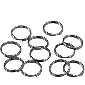 PriceDumb (Black, 10mm) 10pcs Double Open Split Jump Rings Connector Loop Findings For Jew PriceDumb (Black, 10mm) 10pcs Double Open Split Jump Rings Connector Loop Findings For Jew