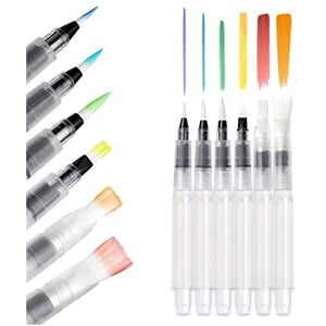HaberCrafts Water Brush Pens Aqua Pen Brushes Refillable Aquash Paintbrush with Water Reserv HaberCrafts Water Brush Pens Aqua Pen Brushes Refillable Aquash Paintbrush with Water Reserv