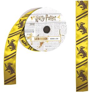 Harry Potter Hufflepuff Satin Ribbon (5 metres) Harry Potter Hufflepuff Satin Ribbon (5 metres)