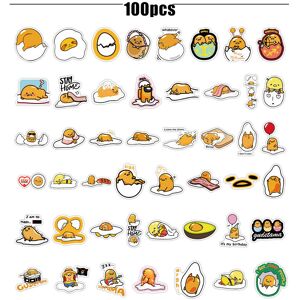 VEISHET 100pcs Gudetama Egg Sticker Waterproof Reusable Graffiti Luggage Decorate Kids VEISHET 100pcs Gudetama Egg Sticker Waterproof Reusable Graffiti Luggage Decorate Kids