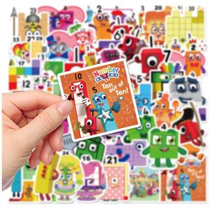 Unbranded Numberblocks Stickers 50pcs Waterproof Adhesive Reusable Decoration For Cases Unbranded Numberblocks Stickers 50pcs Waterproof Adhesive Reusable Decoration For Cases