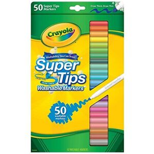 Crayola 585050 Super Tips Washable Marker Pack of 50 Crayola 585050 Super Tips Washable Marker Pack of 50