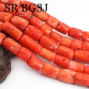 Unbranded 10-12mm Real Freeform Column Orange Jewelry Making Gems Coral Beads 15inch Unbranded 10-12mm Real Freeform Column Orange Jewelry Making Gems Coral Beads 15inch