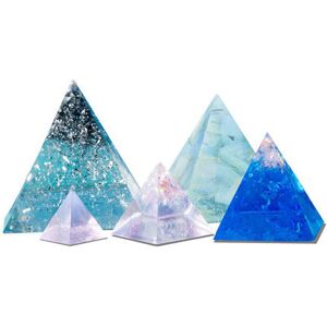 Unbranded 5-Piece 3D Pyramid Silicone Mould Set for Crystal Resin Casting – Five Sizes for Unbranded 5-Piece 3D Pyramid Silicone Mould Set for Crystal Resin Casting – Five Sizes for