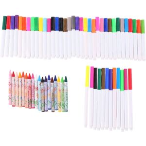 Northix Set of Colored Pencils and Crayons - 65 Pieces Northix Set of Colored Pencils and Crayons - 65 Pieces