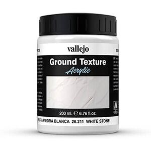Val26211 - Av Vallejo Stone Textures - White Stone Paste 200ml Val26211 - Av Vallejo Stone Textures - White Stone Paste 200ml
