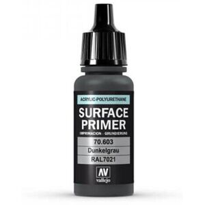 Vallejo Val70603 - Av Polyurethane 17ml - Primer German Panzer Grey (ral 7021) Vallejo Val70603 - Av Polyurethane 17ml - Primer German Panzer Grey (ral 7021)