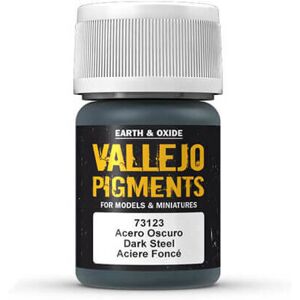Vallejo Val73123 - Av Pigments - Dark Steel Vallejo Val73123 - Av Pigments - Dark Steel