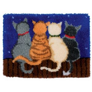 Spactz Latch Hook Rug Kits Crocheting Carpet Rug Cats Yarn Pre- Canvas Cushion Mat Croc Spactz Latch Hook Rug Kits Crocheting Carpet Rug Cats Yarn Pre- Canvas Cushion Mat Croc