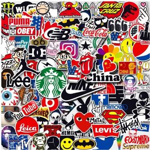 Mascot 100 Cool Logo Stickers Waterproof Vinyl Stickers Suitable for Laptops,Tablets,Mo Mascot 100 Cool Logo Stickers Waterproof Vinyl Stickers Suitable for Laptops,Tablets,Mo