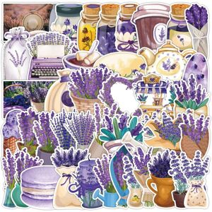 Tianfu Flowers Lavender Stickers - 50 Pcs Cartoon Waterproof Decals DIY for Party Suppl Tianfu Flowers Lavender Stickers - 50 Pcs Cartoon Waterproof Decals DIY for Party Suppl