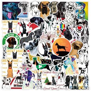 Tianfu Great Dane Dog Sticker -50 Pack Cute Dog Sticker Husky Waterproof Gold Hair Stic Tianfu Great Dane Dog Sticker -50 Pack Cute Dog Sticker Husky Waterproof Gold Hair Stic