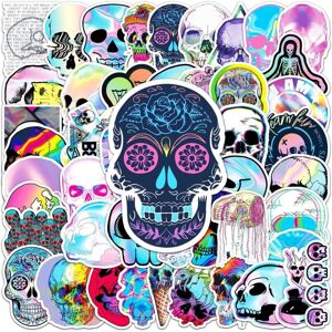 Tianfu 50 "Terrible Cool Skull" Graffiti Vinyl Waterproof Stickers for Laptops, Mobile Tianfu 50 "Terrible Cool Skull" Graffiti Vinyl Waterproof Stickers for Laptops, Mobile