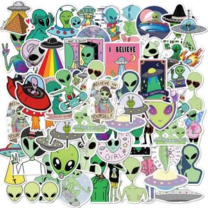 Tianfu Aliens Stickers Pack for Water Bottles Laptop,50PCS Vinyl Waterproof Aesthetic S Tianfu Aliens Stickers Pack for Water Bottles Laptop,50PCS Vinyl Waterproof Aesthetic S