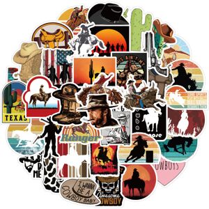 Tianfu 50 pieces of cowboy redemption ticket stickers, waterproof vinyl stickers, cute Tianfu 50 pieces of cowboy redemption ticket stickers, waterproof vinyl stickers, cute