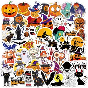 Tianfu 50 PCS Non-Repeating Halloween Stickers, Halloween Party Favors,Vinyl Waterproof Tianfu 50 PCS Non-Repeating Halloween Stickers, Halloween Party Favors,Vinyl Waterproof